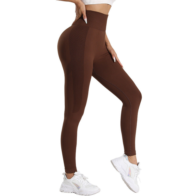 Seamless Sports High Waist Fitness Pants Yoga - Peak Motion